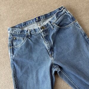 Vintage‎ Wrangler Jeans Men 36x36 Straight Regular Medium Wash Denim Jeans